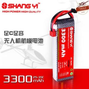 Shang Yi 3300mAh, 3S, 30C F450 F550 Quadcopter Hexacopter Multirotor Drone Lipo Battery XT60 Plug