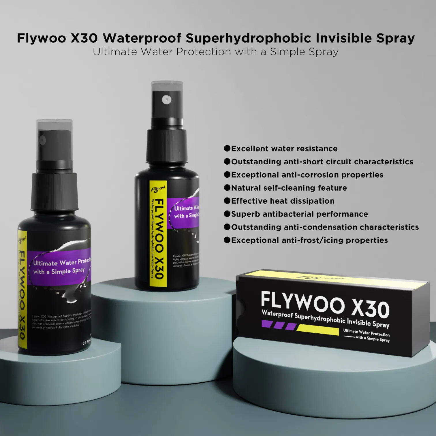 The Flywoo X30 Waterproof Superhydrophobic