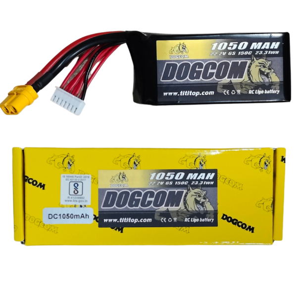 DOGCOM 6S 1050mAh 150C