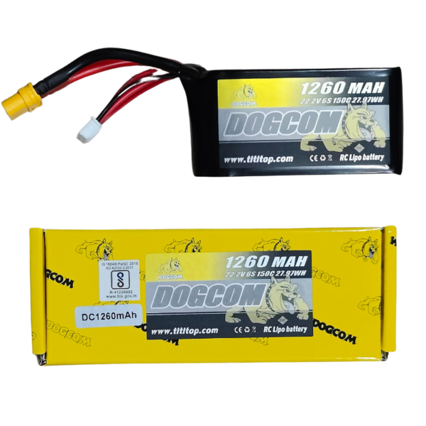 DOGCOM 6S 1260mAh 150c